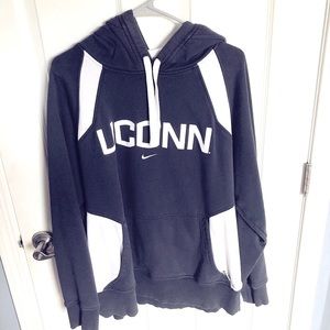 Vintage Nike Uconn Hoodie embroidered university of Connecticut